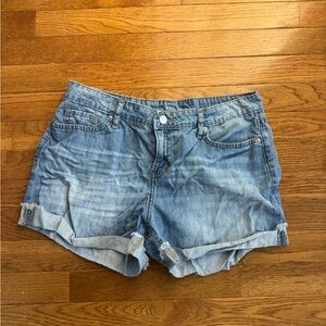100% cotton denim Blue Women's Shorts